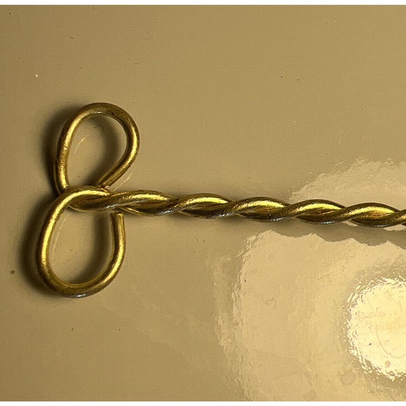 Trudeau Maison 8.5" Brass Fondue Strainer / Egg White Separator - Picture 3 of 6